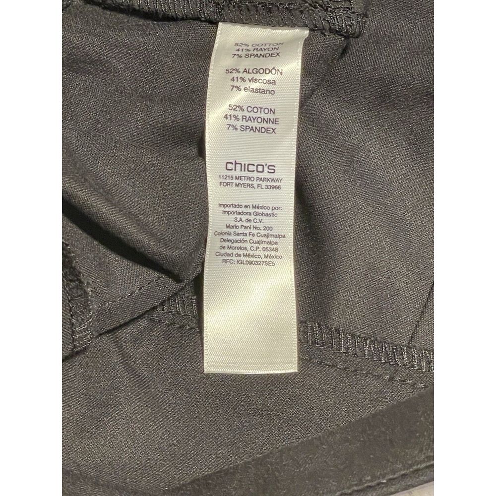 CHICO'S NEW $89 Fabulously Slimming 4-Way Stretch Pant‎ Brown Size 0.5 Short(6) - Picture 4 of 5